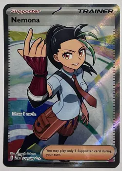 Nemona 229/091 (NM) IR Scarlet & Violet: Paldean Fates 2024 Pokemon Card - Image 1