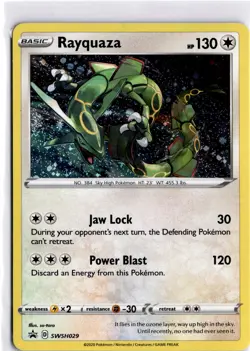 Cosmos Holo w/ SWIRL🌀Rayquaza - Promo SWSH: Promo Cards SWSH029 NM - Image 1