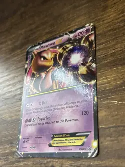Pokemon TCG Mewtwo EX Black Star Promo BW45 Ultra Holo Promo Card - Image 3
