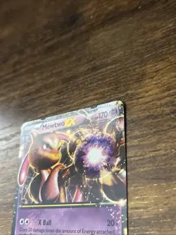 Pokemon TCG Mewtwo EX Black Star Promo BW45 Ultra Holo Promo Card - Image 5