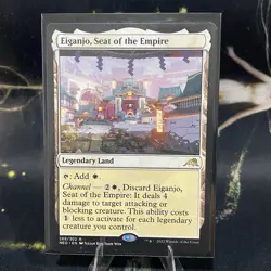Magic the Gathering - Eiganjo, Seat of the Empire - Kamigawa: Neon Dynasty - LP - Image 3