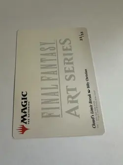 Magic Cloud's Limit Break 23/53 Art Series Final Fantasy Art Gold Stamped - Image 2