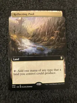 Magic MTG - Reflecting Pool (Extended Art) - Commander Legends Baldur's Gate - Image 1