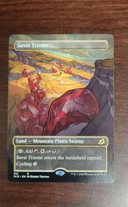 MTG Savai Triome Ikoria: Lair of Behemoths Showcase M/NM - Image 1