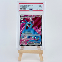 2025 POKEMON JTG EN-JOURNEY TOGETHER ULTRA RARE #177 SALAMENCE EX PSA 9 - Image 1