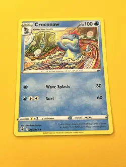 Pokemon TCG 2021 Sword Shield Fusion Strike Common Non Holo Croconaw 56/264 - Image 1