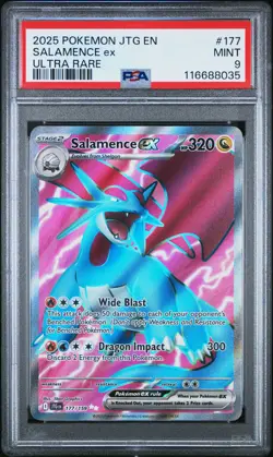 Salamence Ex 2025 Pokemon Jtg En-Journey Together Ultra Rare #177 - Image 1