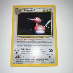Pokemon Porygon2 Neo Revelation Holo Rare 12/64 Unlimited 2000 70 HP English - Image 1