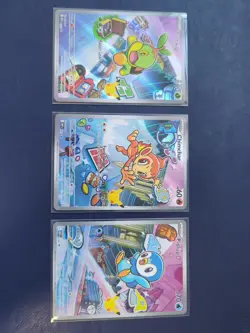 Pokemon TCG First Partners Sinnoh Turtwig MEP 040 Piplup 042 Chimchar 041 NM - Image 1