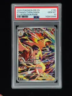 Ethan's Typhlosion 190 Pokemon Destined Rivals PSA 10 🔥🔥🔥 - Image 1