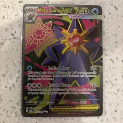 Mega Starmie EX 102/088 Full Art Ultra Rare Pokemon TCG: Perfect Order - Image 3