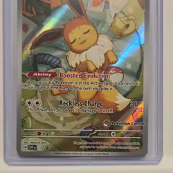 Pokemon TCG Prismatic Evolutions ETB Pokemon Center Stamped: Eevee SVP173 - Image 2