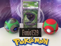 ACE 10 Gem Mint Arbok Ex 185/165 Pokemon S&V 151 Japanese perfect subgrades - Image 1