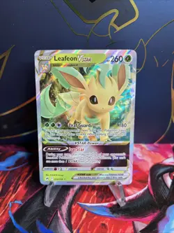 Pokemon TCG Crown Zenith Leafeon Vstar Ultra Rare #014/159 - Image 1
