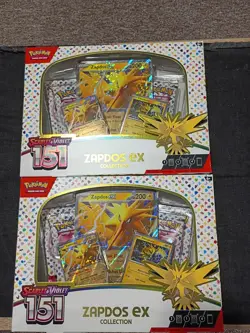 Pokemon TCG: Zapdos ex Collection Box SV 3.5 151 (lot of 2) - Image 1