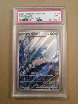 2023 Pokemon Scarlet & Violet - 151 Dragonair PSA 9 #181/165 Illustration Rare - Image 1