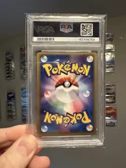 2003 Pokemon Japanese Blaziken Holo 1st Ed. PSA 9 Mt, Expansion Pack Mouth Swirl - Image 3