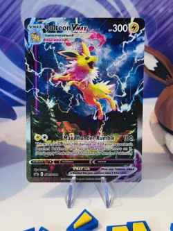 Pokemon TCG Jolteon VMAX SWSH184 Black Star Promo M/NM UK seller - Image 2