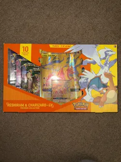 Pokemon Reshiram & Charizard GX + Pikachu & Zekrom GX Premium Collection Box - Image 3