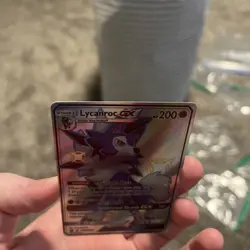 Pokemon TCG Lycanroc GX SV67/SV94 Hidden Fates Shiny Vault NM Condition - Image 3
