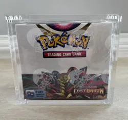 Pokemon Sword & Shield: Lost Origin Booster Box "Case Fresh" In Acrylic Case - Image 1