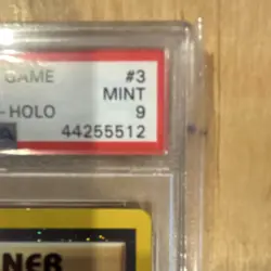 Pokemon 2003 Best of Game Professor Elm 003/009 Reverse Holo Promo PSA 9 English - Image 5
