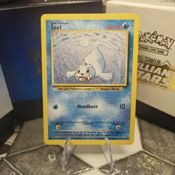 1999 Pokemon TCG Base Set Unlimited Seel 41/102 LP/NM See Photos WotC Era - Image 1