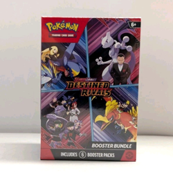 Pokemon Destined Rivals SV10 Booster Bundle 6-Pack Sealed New TCG Fast Ship - Image 1