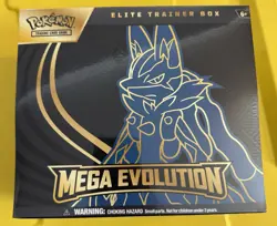 Pokemon Mega Evolution Lucario ETB ME01 FACTORY SEALED - Image 1