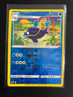 Pokemon TCG - Astral Radiance - 036/189 - Whiscash Reverse Holo - Image 3