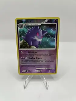 Pokemon TCG Gengar 27/130 Diamond and Pearl Reverse Holo Rare: NM- - Image 1