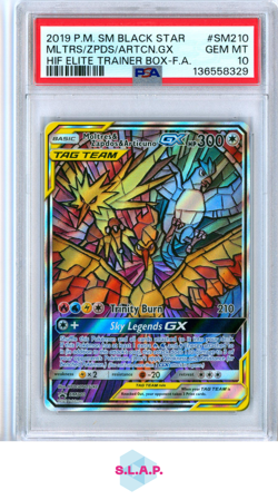MLTRS/ZPDS/ARTCN.GX HIF ELITE TRAINER BOX-F.A. POKEMON PRM 2019 SM210 PSA 10 - Image 1