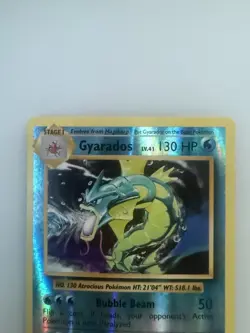 Pokemon XY Evolutions Gyarados Reverse Holo 34/108 pretty good condition - Image 2