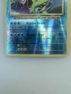 Pokemon XY Evolutions Gyarados Reverse Holo 34/108 pretty good condition - Image 3