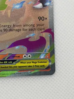 Pokemon TCG Mega Charizard X ex 013/094 Me02: Phantasmal Flames Double Rare - Image 5