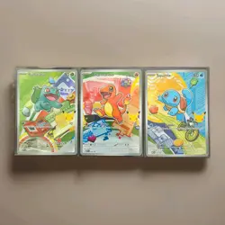 Pokemon TCG: First Partner Illustration Collection Series 1-Kanto Gen 1 Starters - Image 1