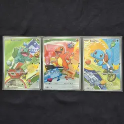Pokemon TCG: First Partner Illustration Collection Series 1-Kanto Gen 1 Starters - Image 2