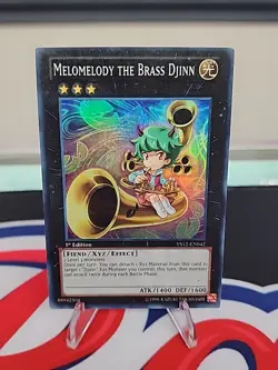 Yugioh Melomelody The Brass Djinn YS12-EN042 1st Edition Super Rare - Image 4