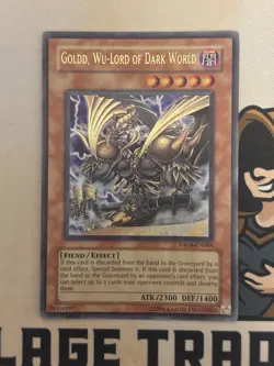 Goldd, Wu-Lord of Dark World DR04-EN084 Ultra Rare UNL Edition YuGiOh! - Image 2