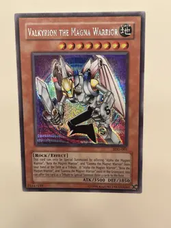 Valkyrion The Magna Warrior SDD-001 Prismatic Secret Rare NM Yugioh - Image 1