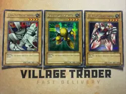 Alpha The Magnet Warrior, Beta, Gamma DOR-001, DOR-002, DOR-003 - Yugioh NM/VLP - Image 1