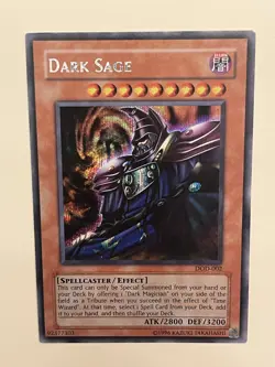 Dark Sage DOD-002 Prismatic Secret Rare NM Yugioh - Image 1