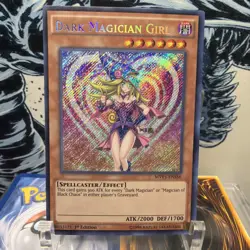 Yugioh Dark Magician Girl MVP1-ENS56 1st Ed Secret Rare Movie Promo NM + BONUS - Image 1