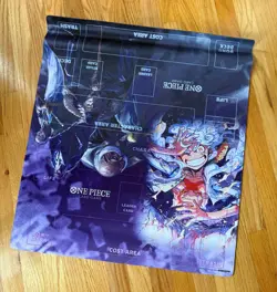 One Piece Card Game Bandai Official 2 Player Promo Playmat NEW UNUSED - Image 1