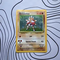 Pokemon Hitmonchan 7/102 Base Set Holo HP - Image 1