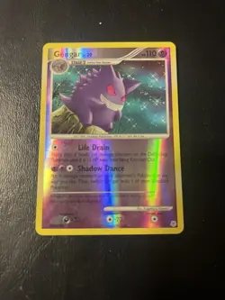 Pokemon TCG Gengar 27/130 Diamond and Pearl Reverse Holo Rare: NM- - Image 1