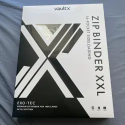 VaultX SV10.5 XXL Binder 16 Pocket Pokemon Black Bolt & White Flare IN HAND - Image 1