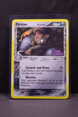 Persian 48/110 Pokemon TCG Holon Phantoms Holo Uncommon Stamped - Image 3