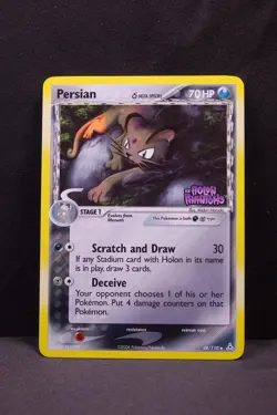 Persian 48/110 Pokemon TCG Holon Phantoms Holo Uncommon Stamped - Image 4