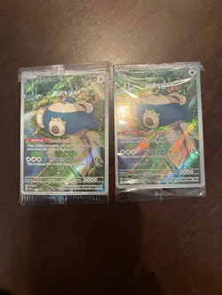 Pokemon TCG Snorlax 051 SV Scarlet & Violet Black Star Promo X2 - Image 1